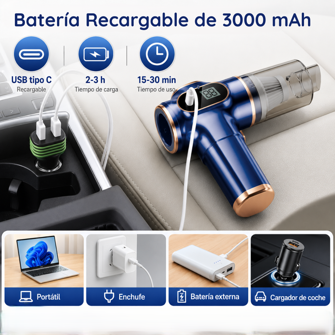 Cleanova™: Aspirador Portátil 3 en 1