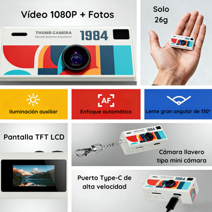 Mini Cámara Llavero HD